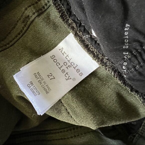 Articles of Society skinny jeans frayed hem - Picture 3 of 7